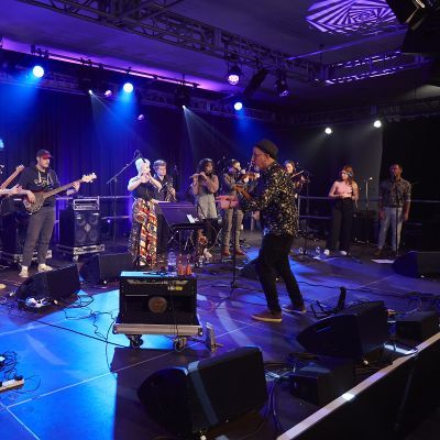 The ImPossibilities band in performance